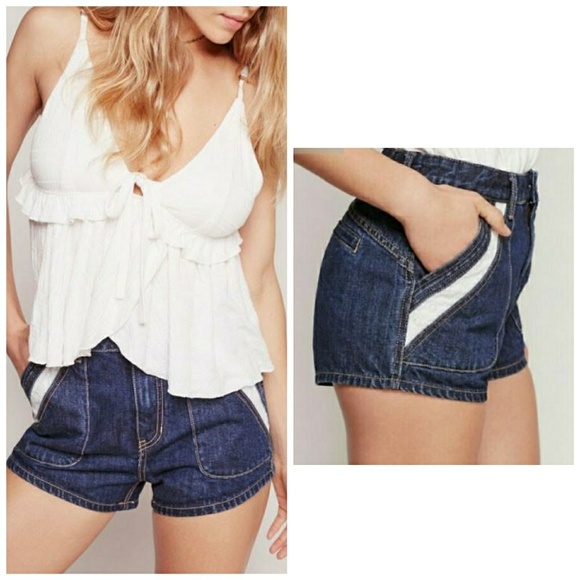 Free People Pants - NWT, Free People Sweet Surrender High Waist Shorts